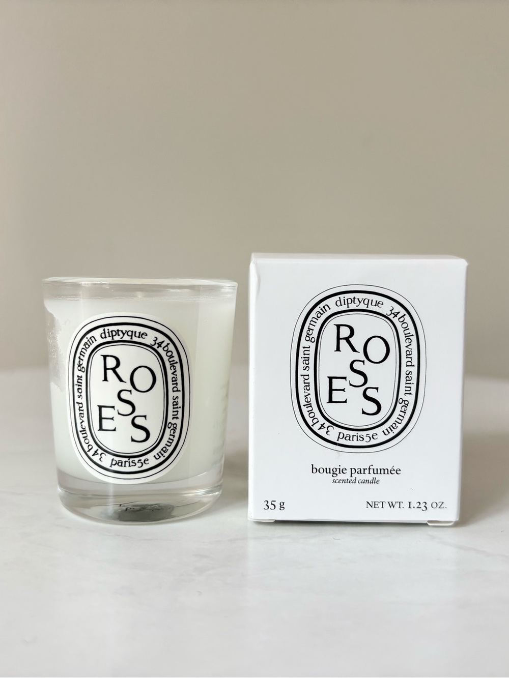 diptyque Roses Mini Candle 35g
